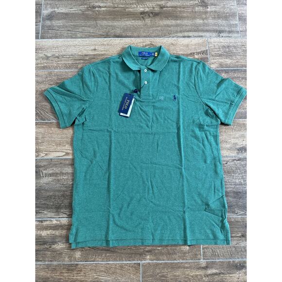 Polo by Ralph Lauren Other - NWT Polo Ralph Lauren Mens CLASSIC Fit Mesh Pony Shirt, VERANO GREEN/NAVY-S xl